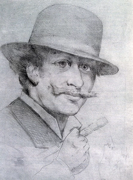 Self-portrait by Andre Gill, 1883, (1927). Artist: Andre Gill