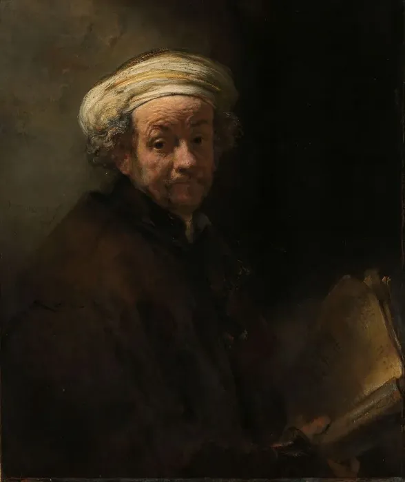 Framed Print : Self-portrait as the Apostle Paul, 1661. Creator: Rembrandt Harmensz van Rijn Framed Print : Self-portrait as the Apostle Paul, 1661. Creator: Rembrandt Harmensz van Rijn