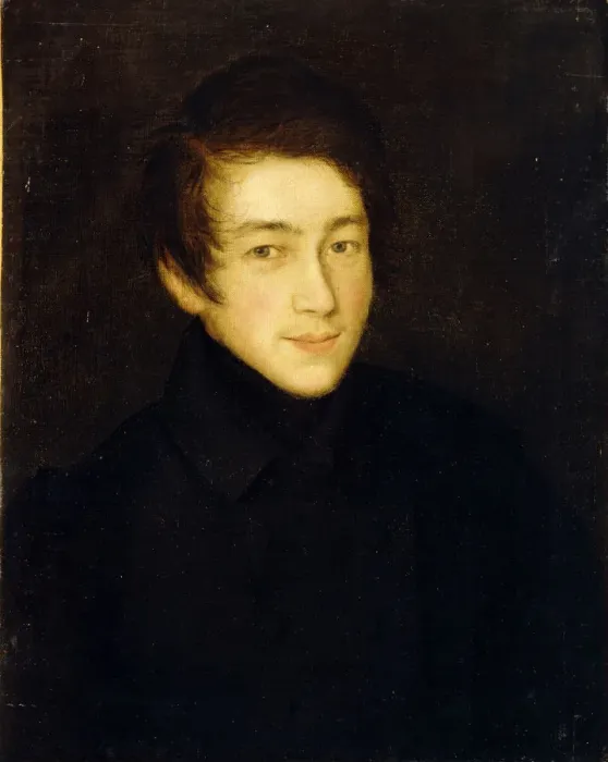 Framed Print : Self-Portrait. Artist: Argunov, Nikolai Ivanovich (1771-after 1829)