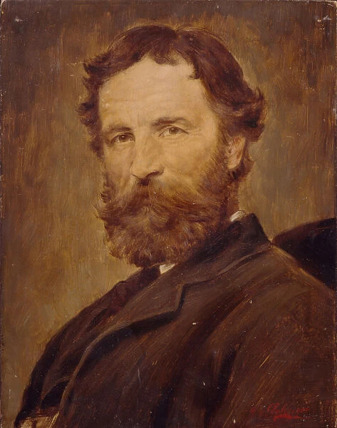 Self-portrait. Artist: Defregger, Franz, von (1835-1921)