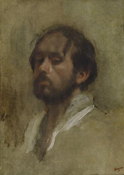 Self-Portrait. Artist: Degas, Edgar (1834-1917)