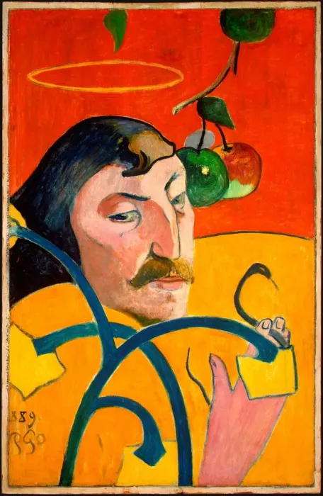 Framed Print : Self-Portrait. Artist: Gauguin, Paul Eugene Henri (1848-1903) Framed Print : Self-Portrait. Artist: Gauguin, Paul Eugene Henri (1848-1903)