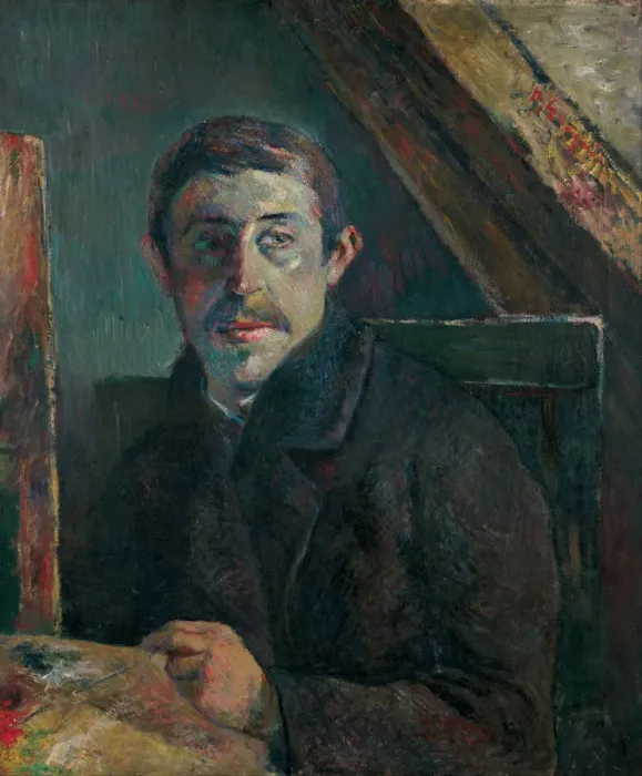 Framed Print : Self-Portrait. Artist: Gauguin, Paul Eugene Henri (1848-1903) Framed Print : Self-Portrait. Artist: Gauguin, Paul Eugene Henri (1848-1903)