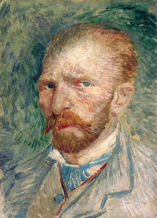 Framed Print : Self-Portrait. Artist: Gogh, Vincent, van (1853-1890) Framed Print : Self-Portrait. Artist: Gogh, Vincent, van (1853-1890)