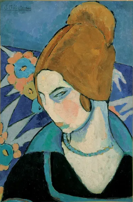 Framed Print : Self-Portrait. Artist: Hebuterne, Jeanne (1898-1920) Framed Print : Self-Portrait. Artist: Hebuterne, Jeanne (1898-1920)