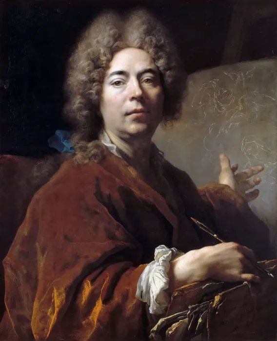 Framed Print : Self-Portrait. Artist: Largilliere, Nicolas, de (1656-1746) Framed Print : Self-Portrait. Artist: Largilliere, Nicolas, de (1656-1746)