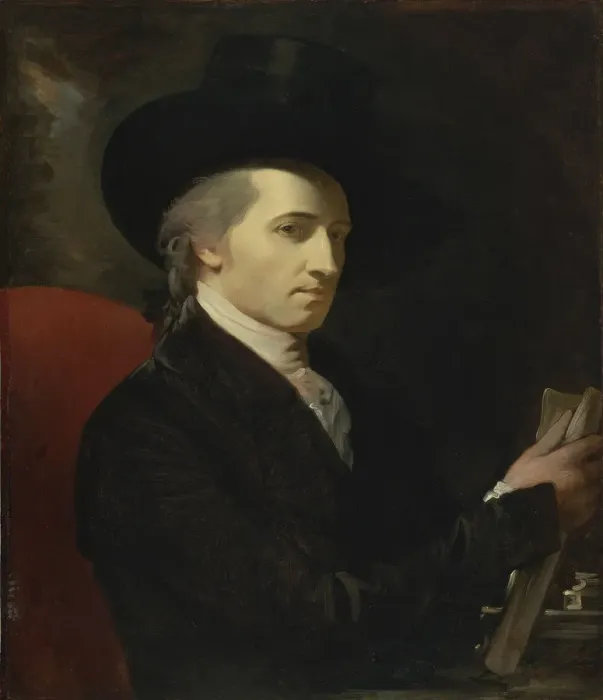 Framed Print : Self-Portrait. Artist: West, Benjamin (1738-1820) Framed Print : Self-Portrait. Artist: West, Benjamin (1738-1820)