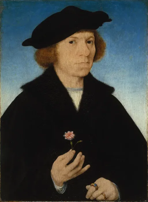 Framed Print : Self-Portrait, c. 1519. Artist: Cleve, Joos, van (ca. 1485-1540) Framed Print : Self-Portrait, c. 1519. Artist: Cleve, Joos, van (ca. 1485-1540)