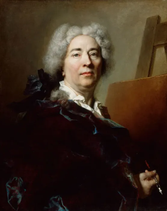 Framed Print : Self-Portrait, c. 1725. Creator: Nicolas de Largilliere Framed Print : Self-Portrait, c. 1725. Creator: Nicolas de Largilliere