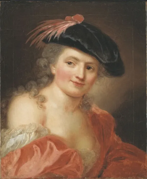 Framed Print : Self-Portrait, c. 1755. Creator: Therbusch-Lisiewska, Anna Dorothea (1721-1782) Framed Print : Self-Portrait, c. 1755. Creator: Therbusch-Lisiewska, Anna Dorothea (1721-1782)