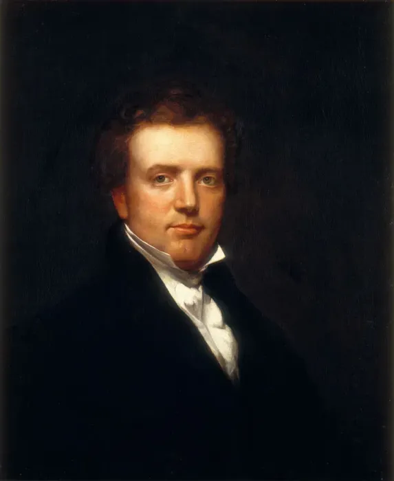 Framed Print : Self-Portrait, c. 1825. Creator: Chester Harding Framed Print : Self-Portrait, c. 1825. Creator: Chester Harding