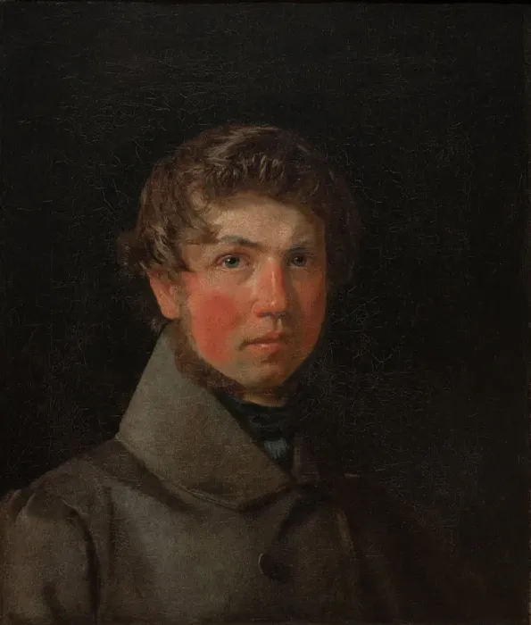 Framed Print : Self-Portrait, c. 1833. Artist: Kobke, Christen Schiellerup (1810-1848) Framed Print : Self-Portrait, c. 1833. Artist: Kobke, Christen Schiellerup (1810-1848)