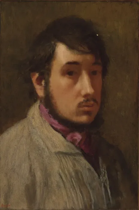 Framed Print : Self-Portrait, c. 1858. Artist: Degas, Edgar (1834-1917) Framed Print : Self-Portrait, c. 1858. Artist: Degas, Edgar (1834-1917)