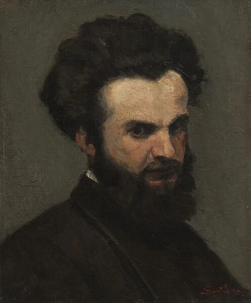 Self-Portrait, c. 1872-1874. Creator: Armand Guillaumin (French, 1841-1927)