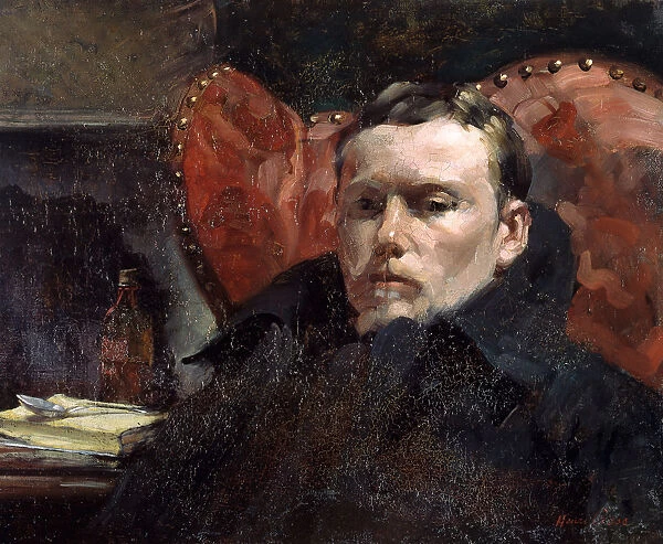 Self-Portrait, c. 1883-1885. Creator: Cross, Henri Edmond (1856-1910)