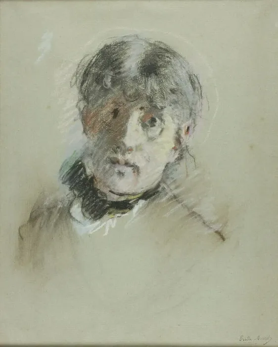 Framed Print : Self-Portrait, c. 1885. Creator: Berthe Morisot Framed Print : Self-Portrait, c. 1885. Creator: Berthe Morisot
