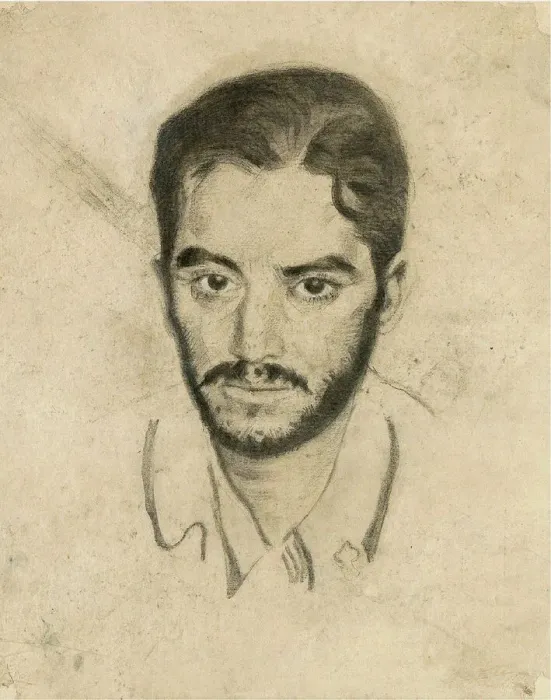 Framed Print : Self-Portrait, c. 1905. Creator: Genin, Robert (1884-1941) Framed Print : Self-Portrait, c. 1905. Creator: Genin, Robert (1884-1941)