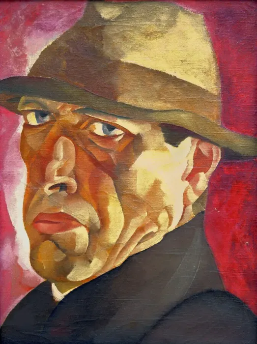 Framed Print : Self-Portrait, c. 1920. Creator: Grigoriev, Boris Dmitryevich (1886-1939) Framed Print : Self-Portrait, c. 1920. Creator: Grigoriev, Boris Dmitryevich (1886-1939)