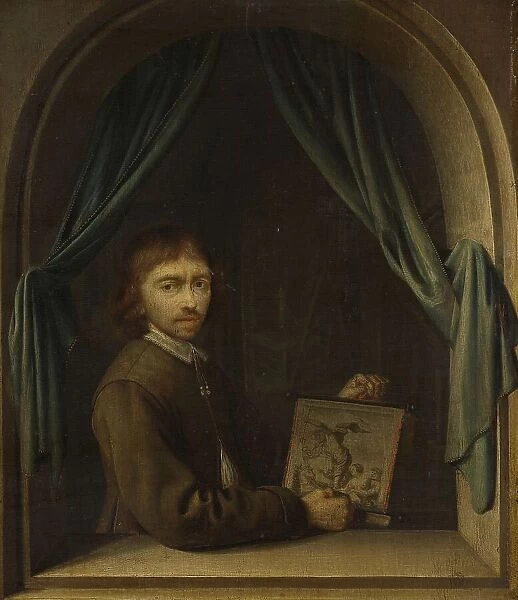 Self-Portrait, c.1655. Creator: Pieter Cornelisz. van Egmondt