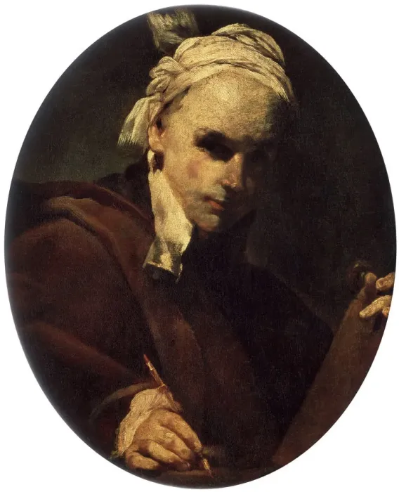 Framed Print : Self-portrait, c1700. Artist: Giuseppe Maria Crespi Framed Print : Self-portrait, c1700. Artist: Giuseppe Maria Crespi