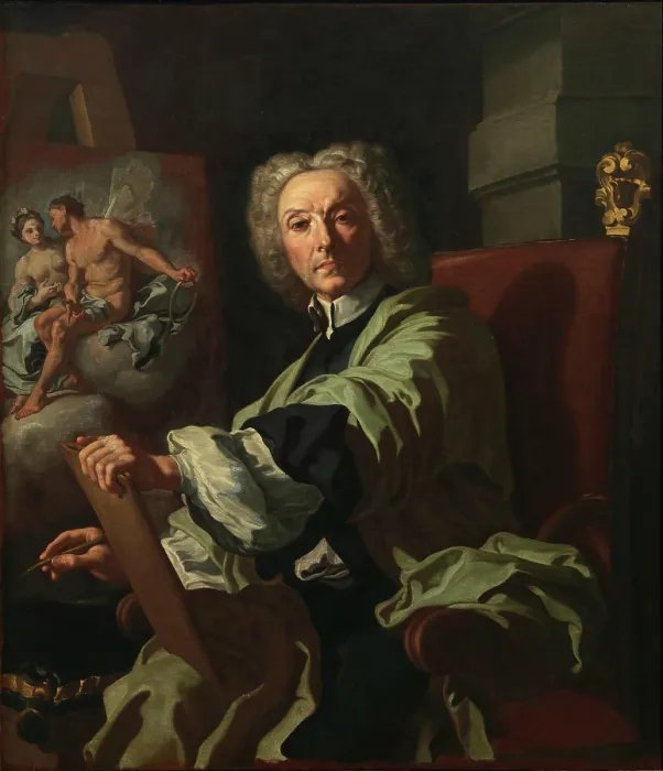 Framed Print : Self-portrait, c1715-1720. Creator: Solimena, Francesco (1657-1747) Framed Print : Self-portrait, c1715-1720. Creator: Solimena, Francesco (1657-1747)