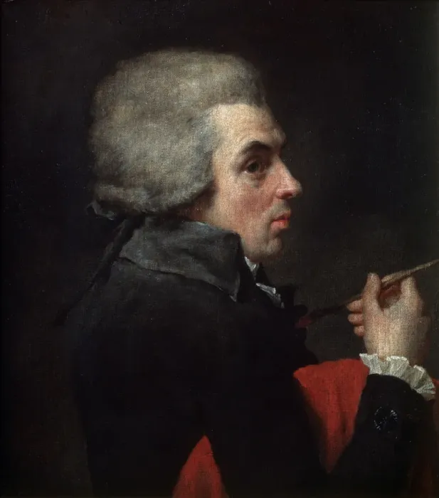 Framed Print : Self-portrait, c1789. Artist: Jacques Louis David Framed Print : Self-portrait, c1789. Artist: Jacques Louis David