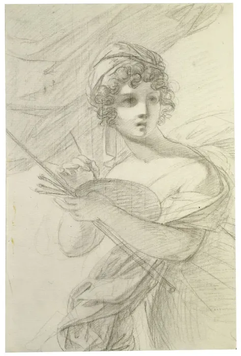 Framed Print : Self-portrait, c1800. Artist: Elisabeth Louise Vigee-LeBrun Framed Print : Self-portrait, c1800. Artist: Elisabeth Louise Vigee-LeBrun