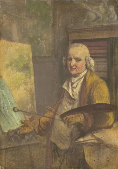 Framed Print : Self-Portrait, c.1800-c.1819. Creator: Juriaan Andriessen Framed Print : Self-Portrait, c.1800-c.1819. Creator: Juriaan Andriessen