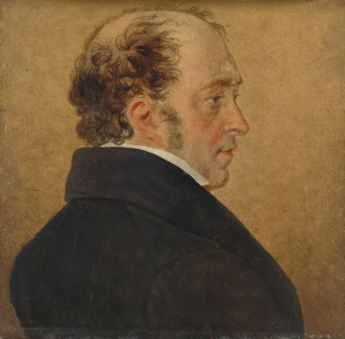 Framed Print : Self-Portrait, c.1800-c.1839. Creator: Mathieu Van Brée Framed Print : Self-Portrait, c.1800-c.1839. Creator: Mathieu Van Brée