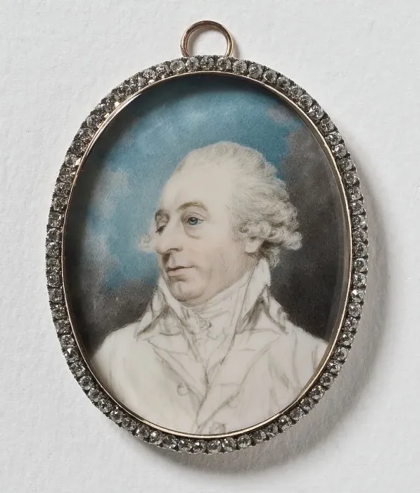 Framed Print : Self portrait, c1800. Creator: Richard Cosway Framed Print : Self portrait, c1800. Creator: Richard Cosway