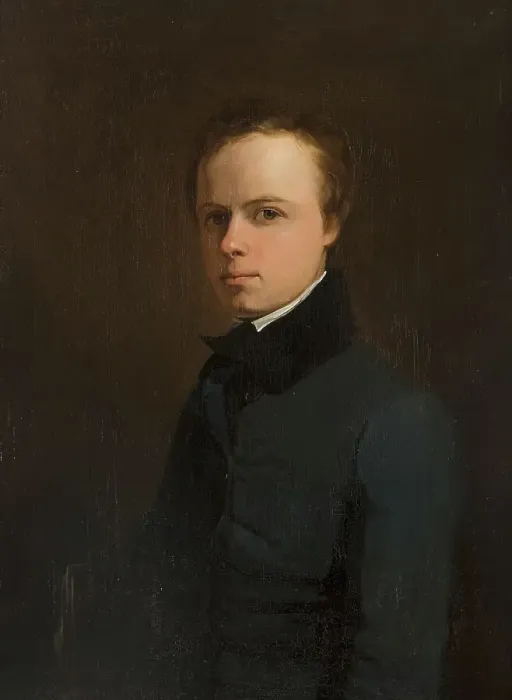 Framed Print : Self portrait, c1830s. Creator: Egron Sellif Lundgren Framed Print : Self portrait, c1830s. Creator: Egron Sellif Lundgren