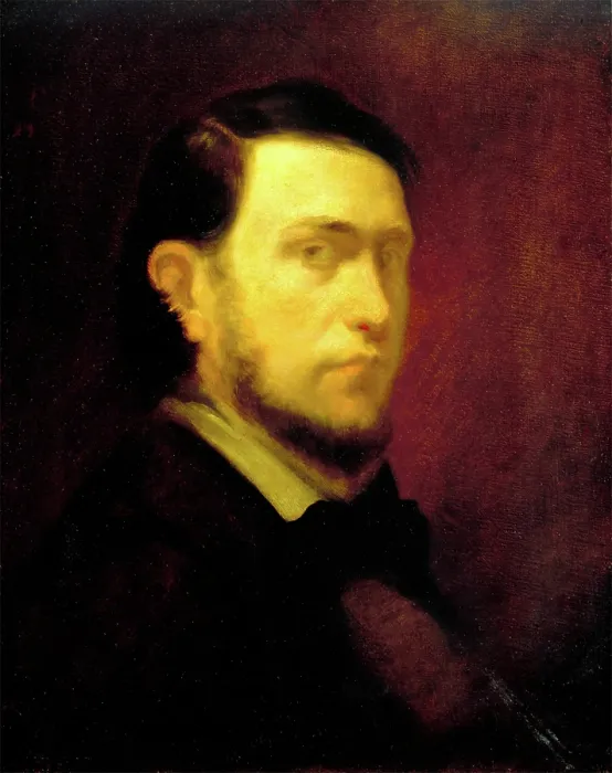Framed Print : Self Portrait, between c1840 and 1851. Creator: George Fuller Framed Print : Self Portrait, between c1840 and 1851. Creator: George Fuller
