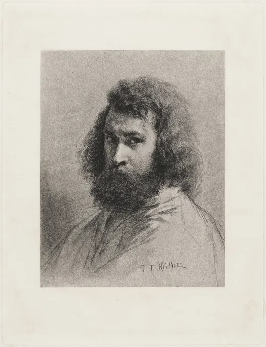 Framed Print : Self-portrait, c1846. Creator: Millet, Jean-Francois (1814-1875) Framed Print : Self-portrait, c1846. Creator: Millet, Jean-Francois (1814-1875)