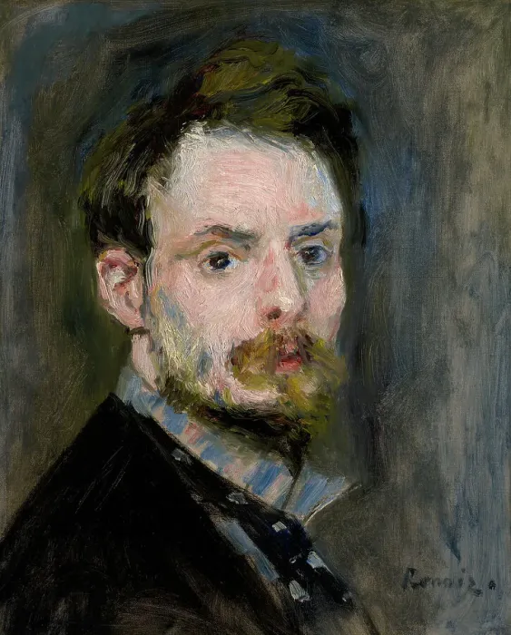 Framed Print : Self-Portrait, c1857-58. Creator: Pierre-Auguste Renoir Framed Print : Self-Portrait, c1857-58. Creator: Pierre-Auguste Renoir