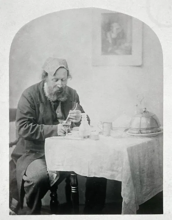 Framed Print : Self-Portrait, c.1860. Creator: Oscar Gustav Rejlander Framed Print : Self-Portrait, c.1860. Creator: Oscar Gustav Rejlander