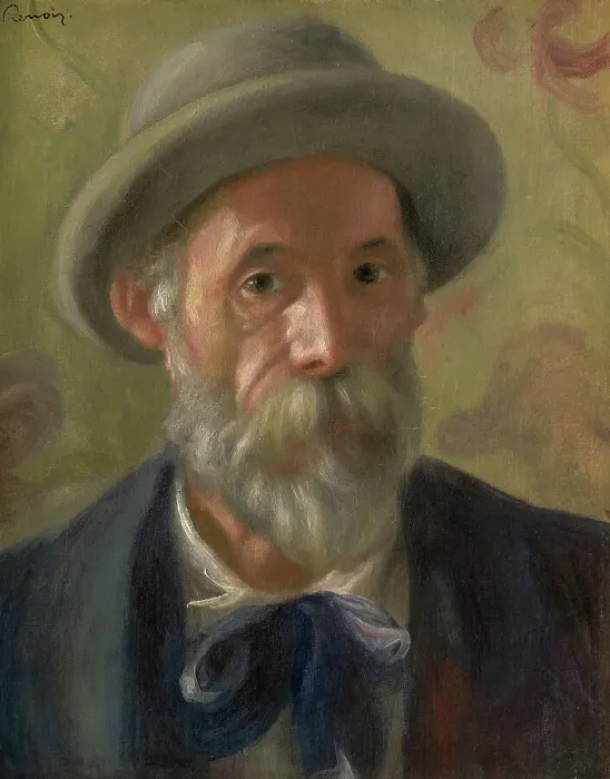 Framed Print : Self-Portrait, c1875. Creator: Pierre-Auguste Renoir