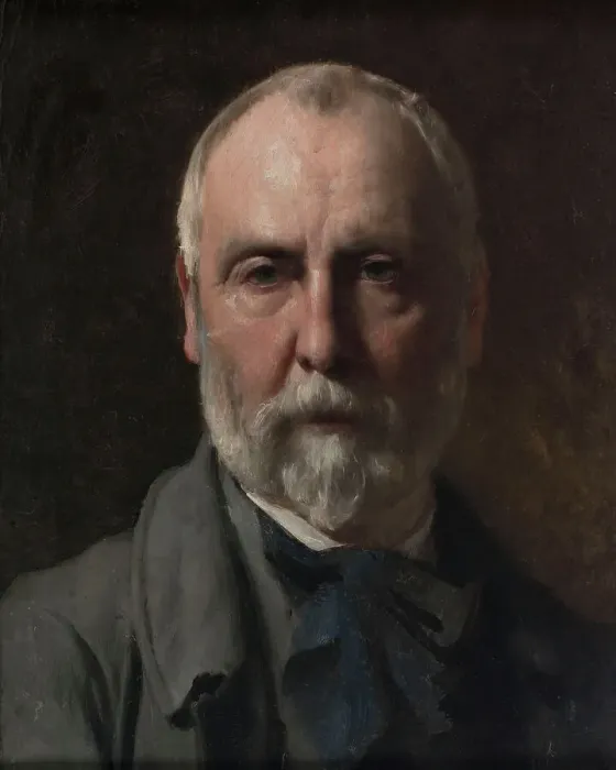 Framed Print : Self-portrait, c1880. Creator: Franois Alfred Delobbe Framed Print : Self-portrait, c1880. Creator: Franois Alfred Delobbe