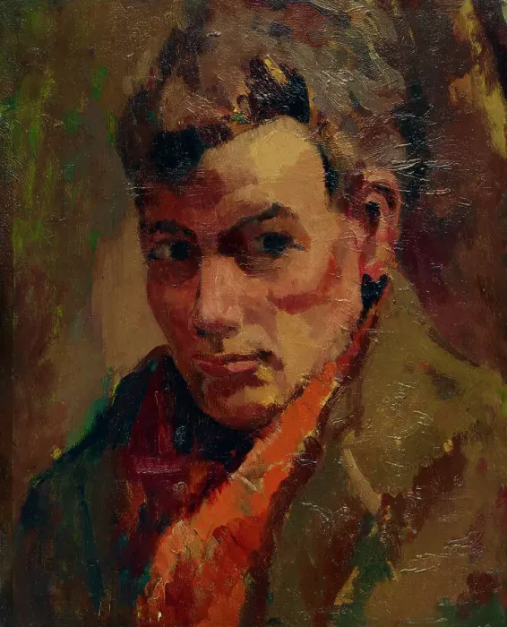 Framed Print : Self portrait, c1915. Creator: Frederick James Porter Framed Print : Self portrait, c1915. Creator: Frederick James Porter