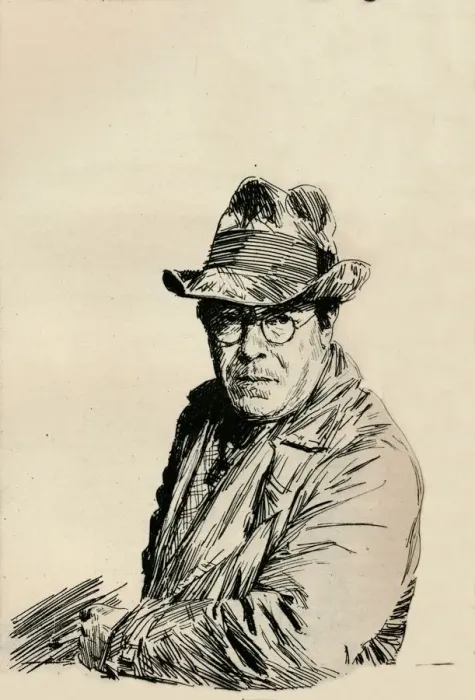 Framed Print : Self Portrait, c1933. Artist: Joseph Simpson Framed Print : Self Portrait, c1933. Artist: Joseph Simpson