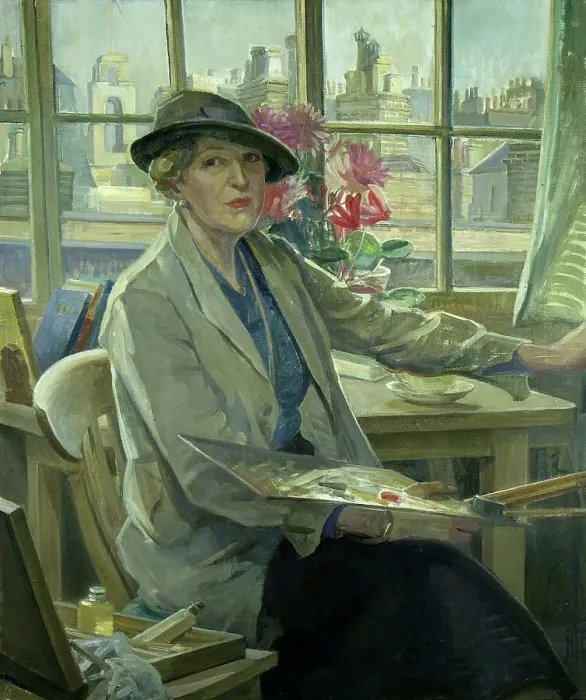 Framed Print : Self portrait, c1934. Creator: Mary Tripe Framed Print : Self portrait, c1934. Creator: Mary Tripe