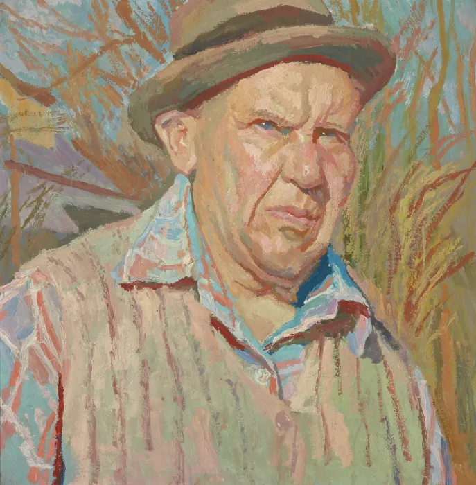 Framed Print : Self-Portrait, c1935. Creator: Stanislaus Kamocki Framed Print : Self-Portrait, c1935. Creator: Stanislaus Kamocki