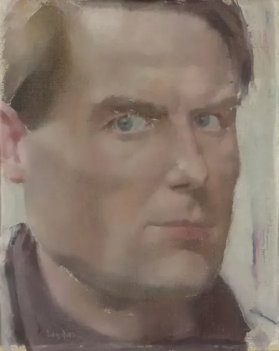 Framed Print : Self Portrait, c1940s. Creator: Pieter Rottie