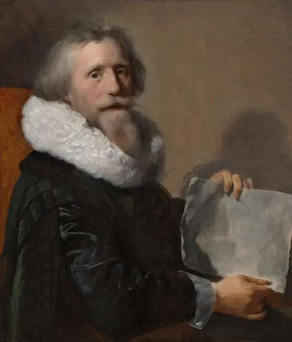 Framed Print : Self-Portrait, ca 1634. Creator: Moreelse, Paulus (1571-1638) Framed Print : Self-Portrait, ca 1634. Creator: Moreelse, Paulus (1571-1638)