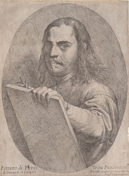 Self-Portrait, ca. 1645. Creator: Pietro Testa