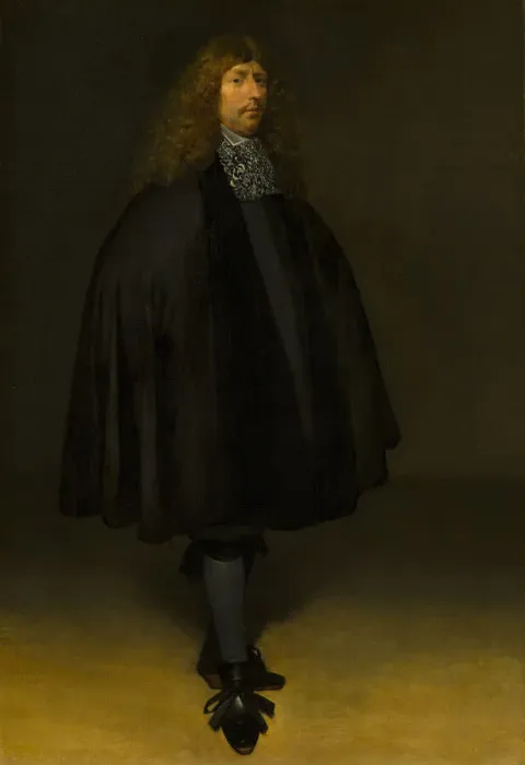 Framed Print : Self-Portrait, ca 1668. Creator: Ter Borch, Gerard, the Younger (1617-1681) Framed Print : Self-Portrait, ca 1668. Creator: Ter Borch, Gerard, the Younger (1617-1681)