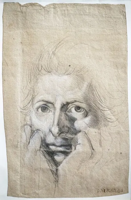 Framed Print : Self-portrait, ca 1780-1790. Creator: Füssli (Fuseli), Johann Heinrich (1741-1825) Framed Print : Self-portrait, ca 1780-1790. Creator: Füssli (Fuseli), Johann Heinrich (1741-1825)