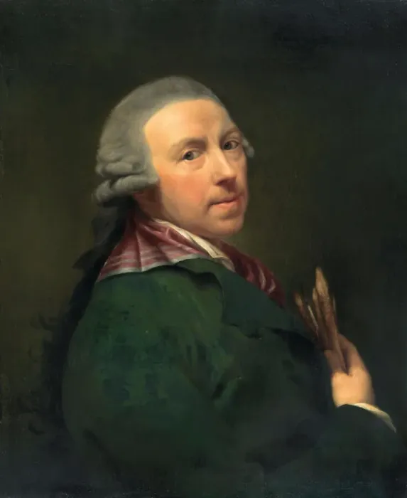 Framed Print : Self-Portrait, ca 1794. Creator: Maron, Anton von (1733-1808) Framed Print : Self-Portrait, ca 1794. Creator: Maron, Anton von (1733-1808)