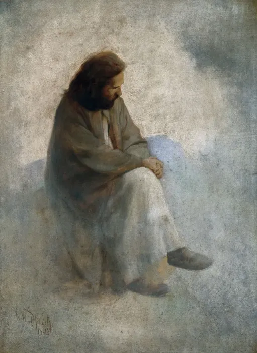 Framed Print : Self-portrait as Christ, 1892 Framed Print : Self-portrait as Christ, 1892