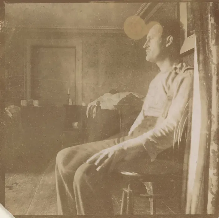 Framed Print : Self-Portrait Somewhere on the Continent I, 1906. Creator: Munch, Edvard (1863-1944) Framed Print : Self-Portrait Somewhere on the Continent I, 1906. Creator: Munch, Edvard (1863-1944)