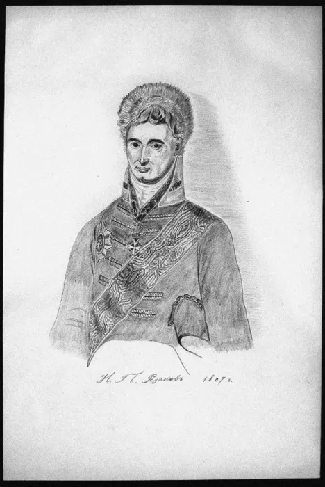 Framed Print : Self-Portrait (Copy), 1806. Artist: Rezanov, Nikolay Petrovich (1764-1807) Framed Print : Self-Portrait (Copy), 1806. Artist: Rezanov, Nikolay Petrovich (1764-1807)